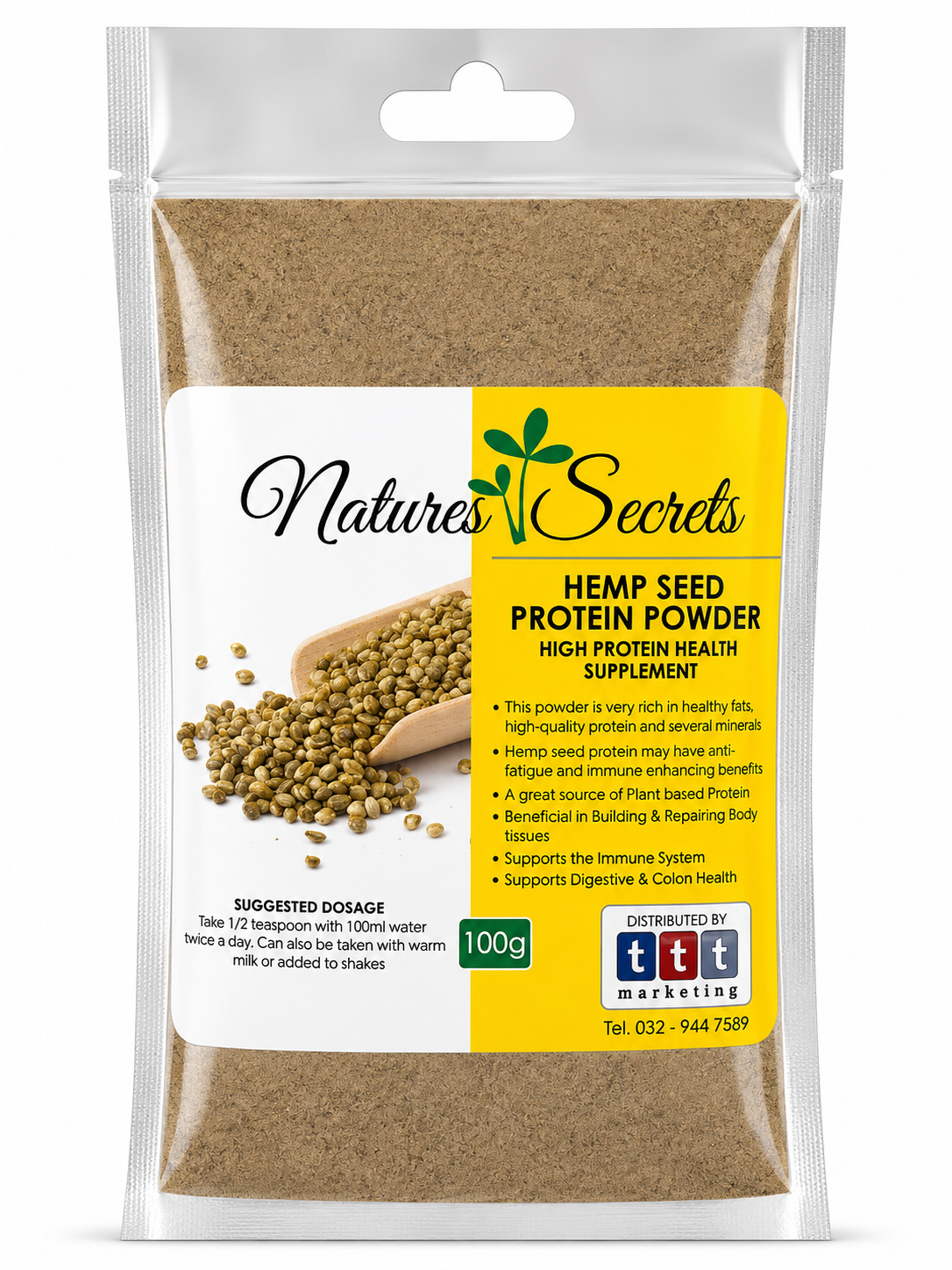 Hemp Seed Powder